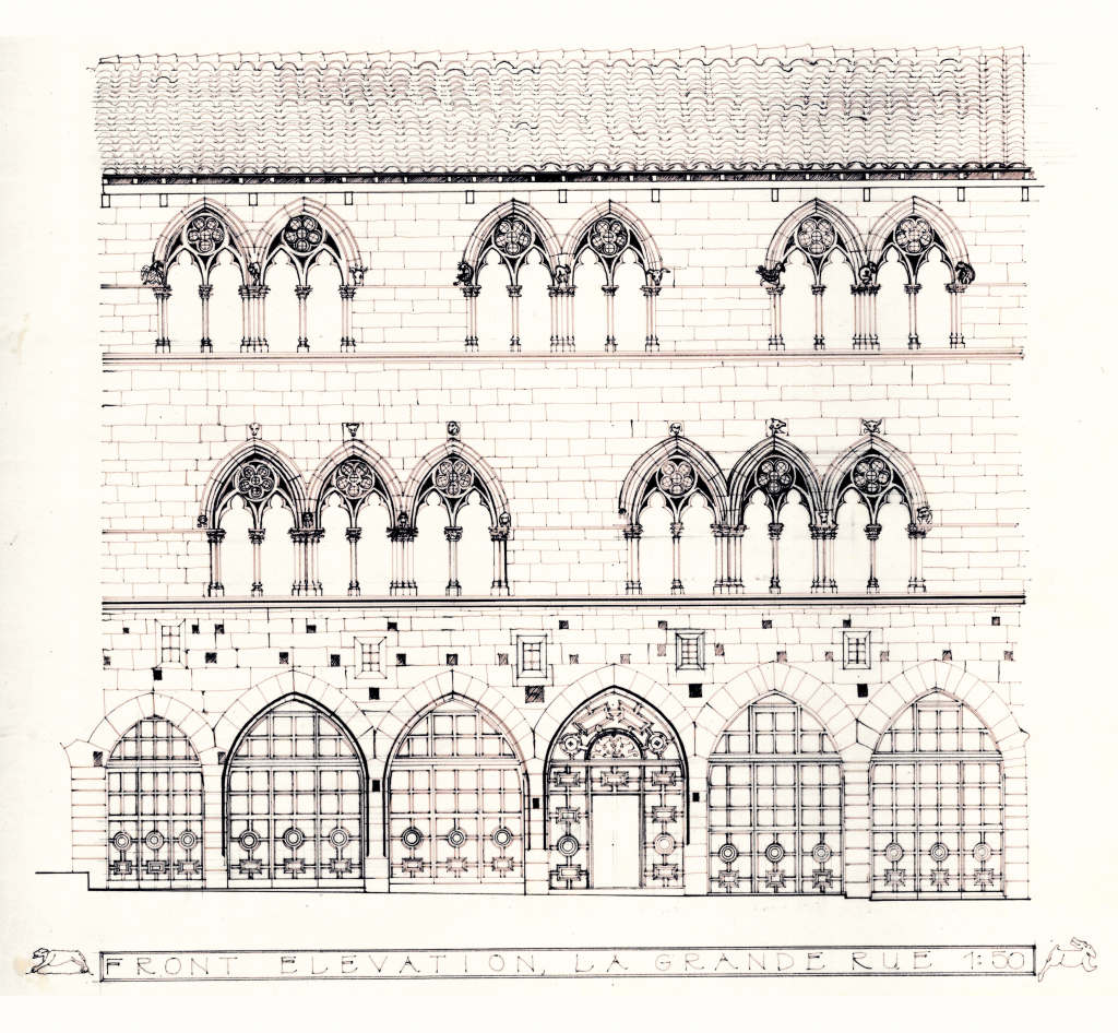 Sandy Fishpool historic building drawing